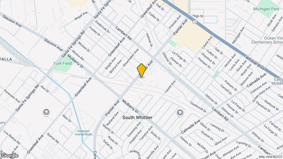 9006 Painter Ave Map and Location Details