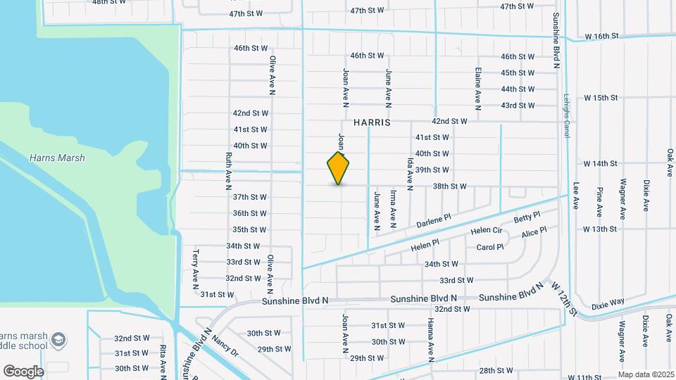3001 38th St W Map and Location Details