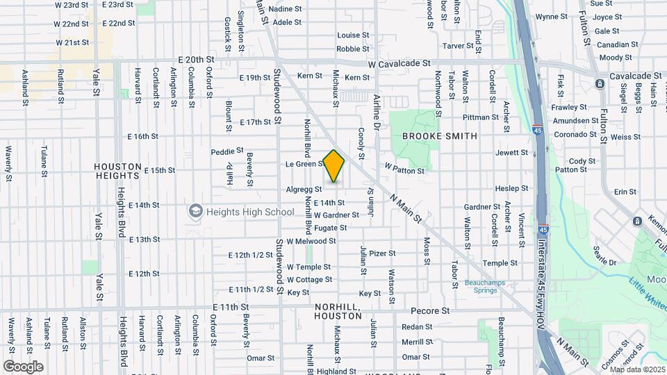 4601 Michaux St Map and Location Details