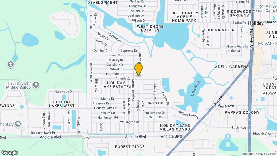 3433 Atlantis Dr Map and Location Details