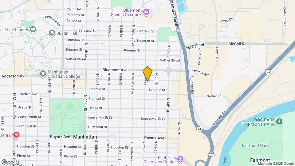 527 Moro St Map and Location Details