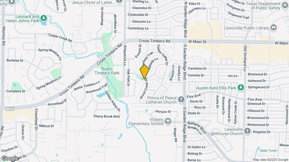 1510 Wood Creek Dr Map and Location Details