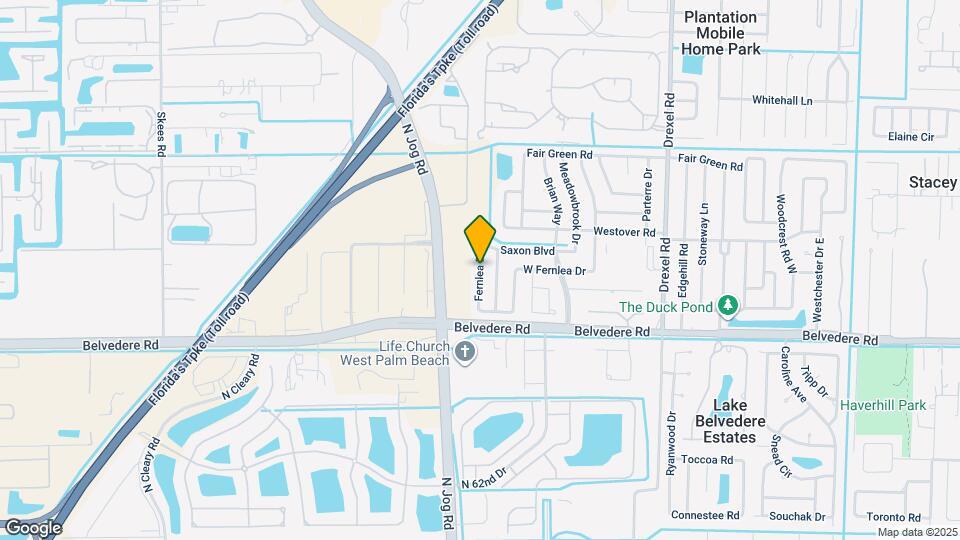 1162 W Fernlea Dr Mapa y Detalles de la Ubicación