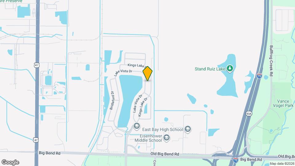 12814 Lake Vista Dr Map and Location Details