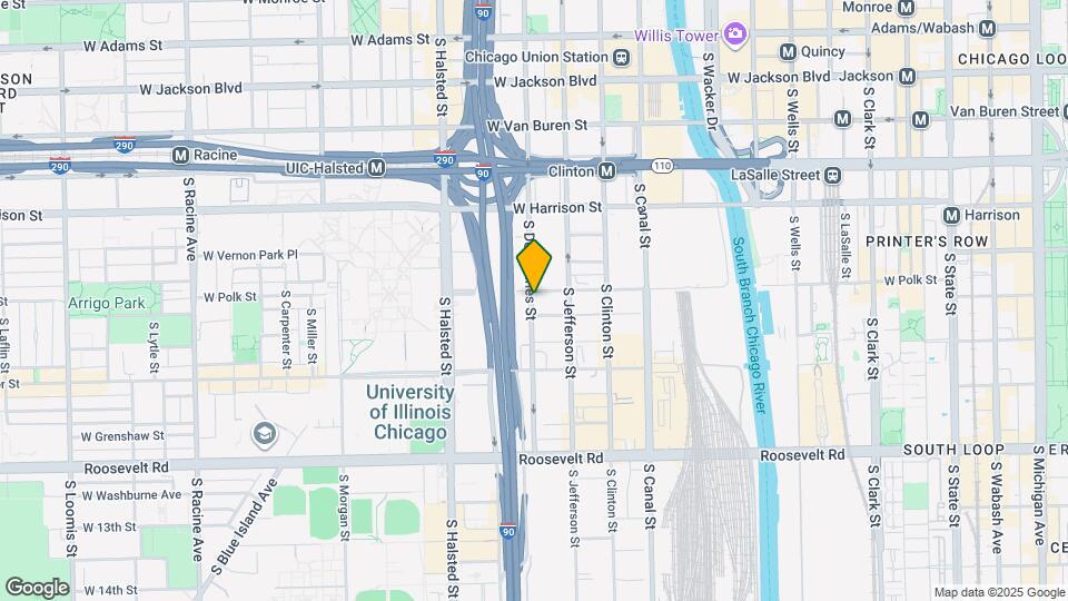 811 W Van Buren St Mapa y Detalles de la Ubicación