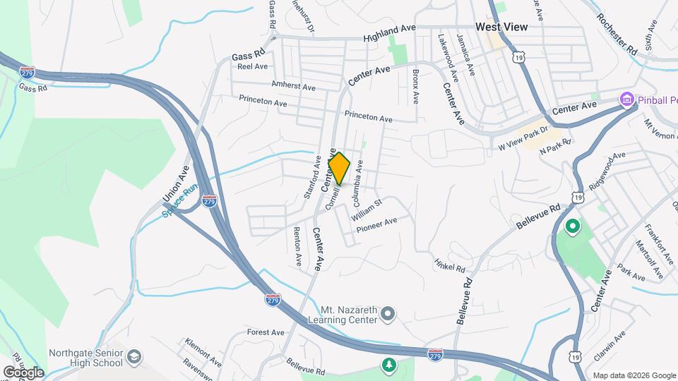 407 Cornell Ave Mapa y Detalles de la Ubicación