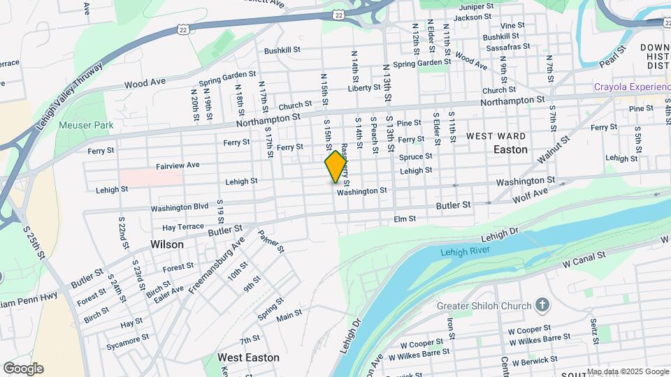 1459 Washington St, Unit 2 Map and Location Details