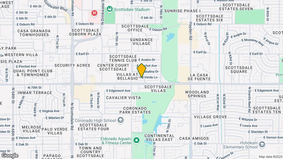 7635 E Verde Ln Map and Location Details