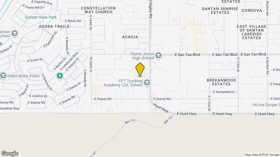 3130 E Flintlock Dr Map and Location Details