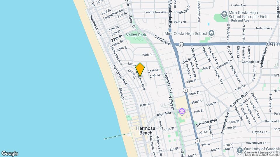 2110 Monterey Blvd Map and Location Details