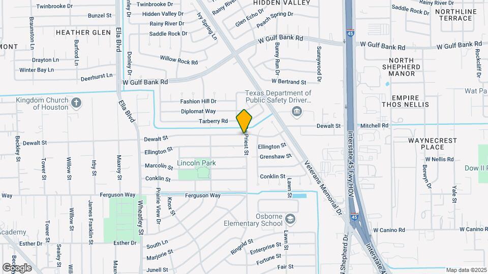 901 Dewalt St Map and Location Details