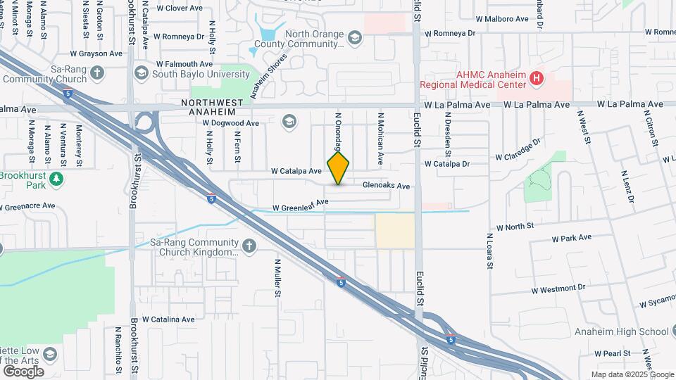 1818-1820 W Glenoaks Ave Map and Location Details