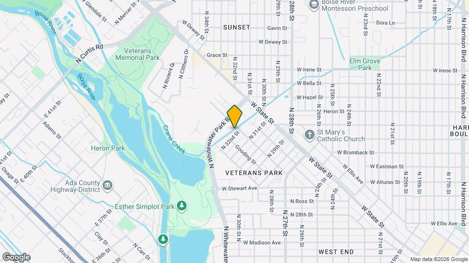 937 N 32nd St Map and Location Details