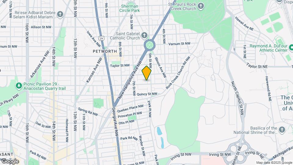 521 Randolph St NW Map and Location Details