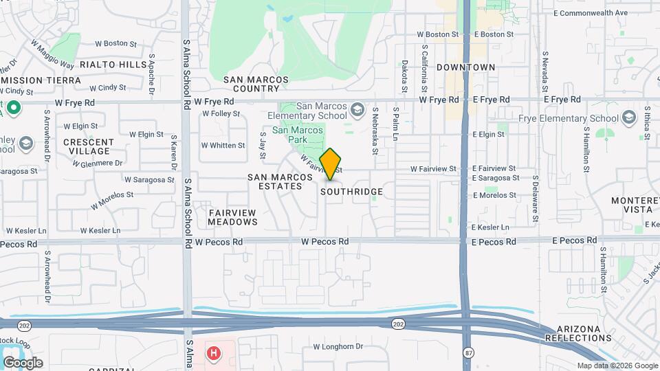 727 S Hartford St Map and Location Details