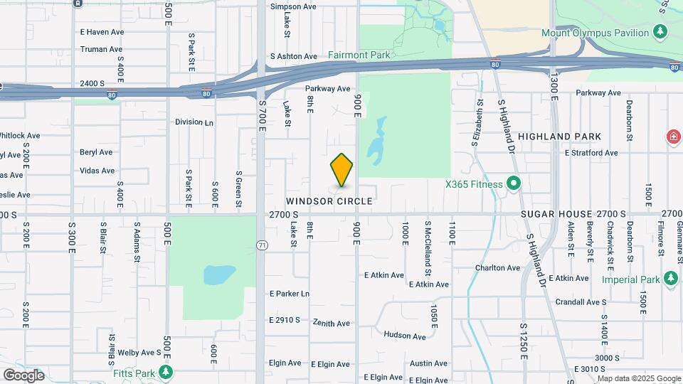 2607 Windsor Cir Map and Location Details