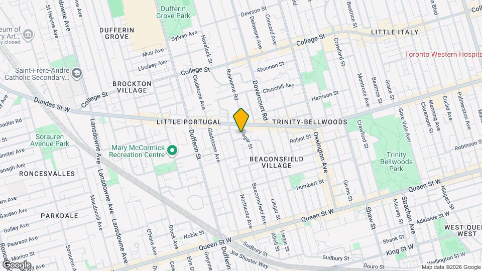 278 Lisgar St Map and Location Details