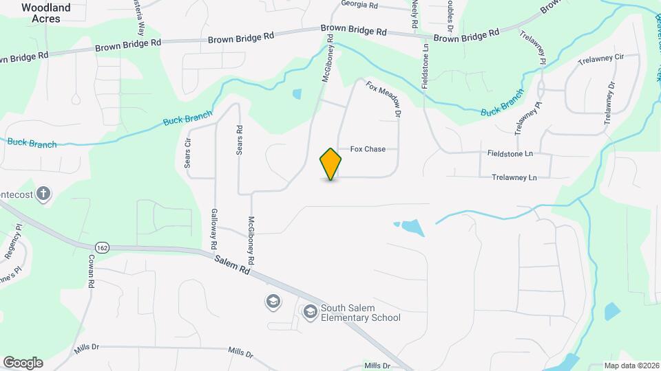 160 Fox Meadow Dr Map and Location Details