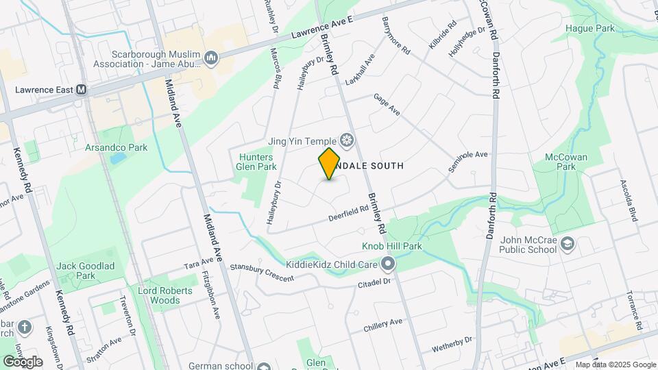 50 Panmure Crescent Map and Location Details