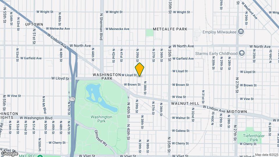 2026 N 39th St Map and Location Details
