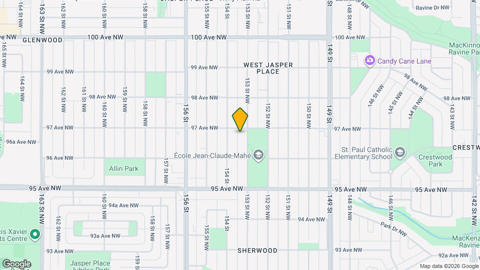 9648-9153 153 St NW Map and Location Details