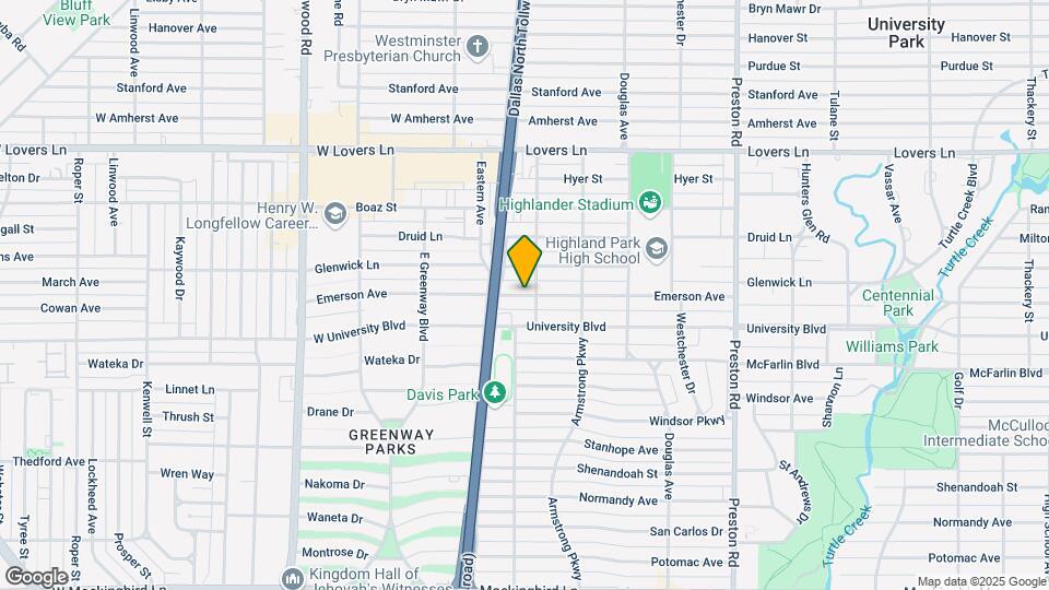 4524 Emerson Ave Mapa y Detalles de la Ubicación