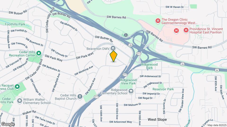 10297 SW Eastridge St Map and Location Details