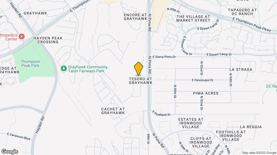19475 N Grayhawk Dr Map and Location Details
