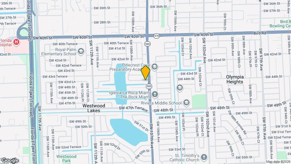 10710 SW 43rd Ln Map and Location Details