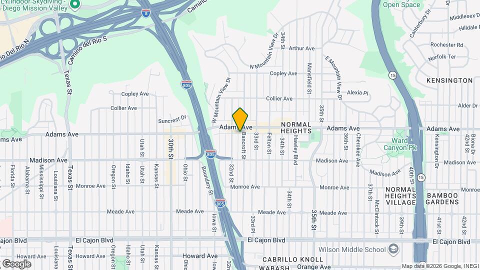 4674 Bancroft St Mapa y Detalles de la Ubicación
