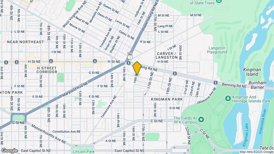655 16th St NE, Unit A Map and Location Details