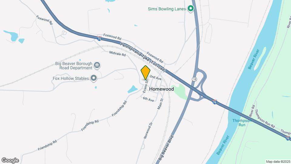 129 Evans St Map and Location Details