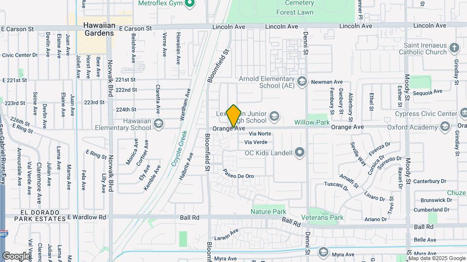 4128 Orange Ave Map and Location Details
