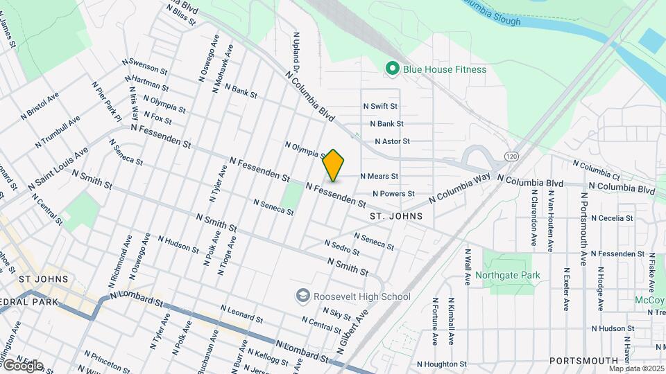 7117-7121-7121 N Fessenden St Mapa y Detalles de la Ubicación