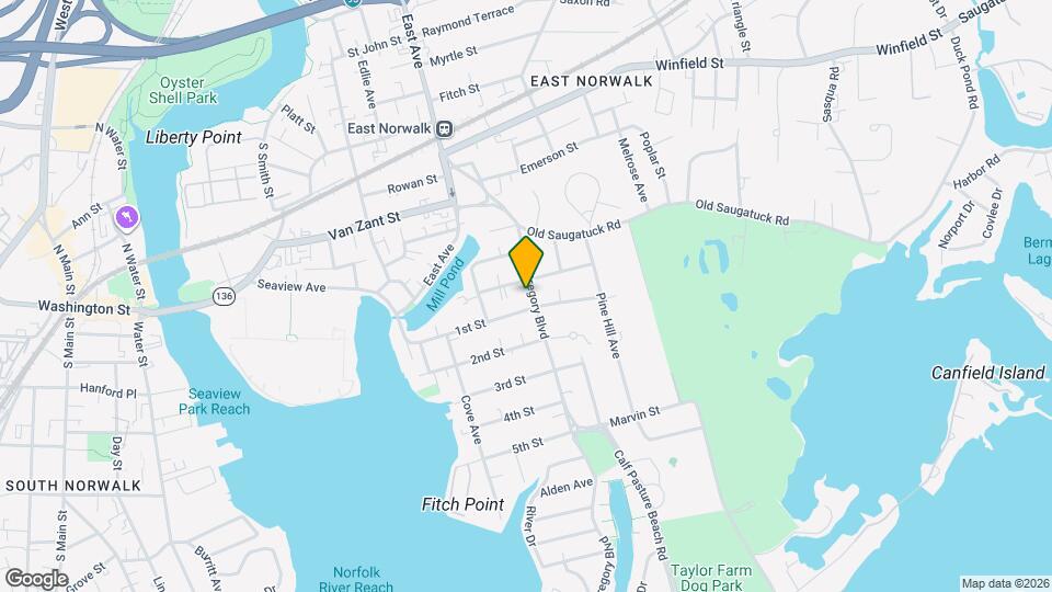 38 Gregory Blvd Map and Location Details