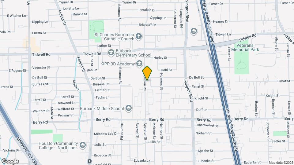 9026 McGallion Rd Map and Location Details