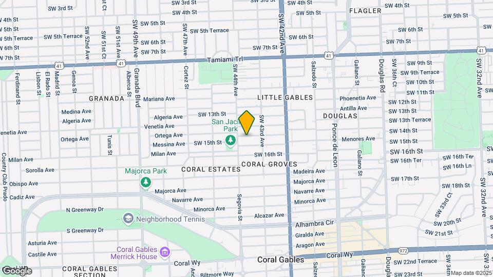 4360 SW 14th St Map and Location Details