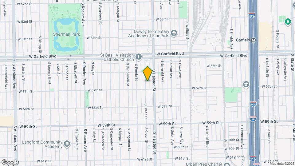 5643 S Green St Map and Location Details