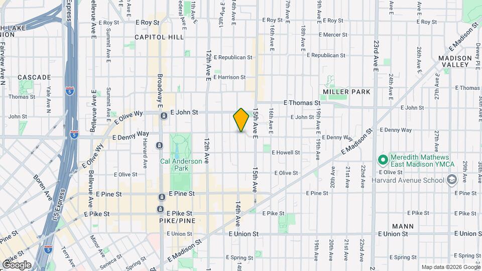 1832 14th Ave Map and Location Details