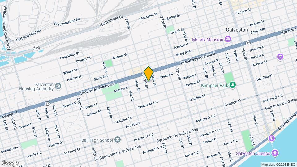 3623 Avenue K Map and Location Details