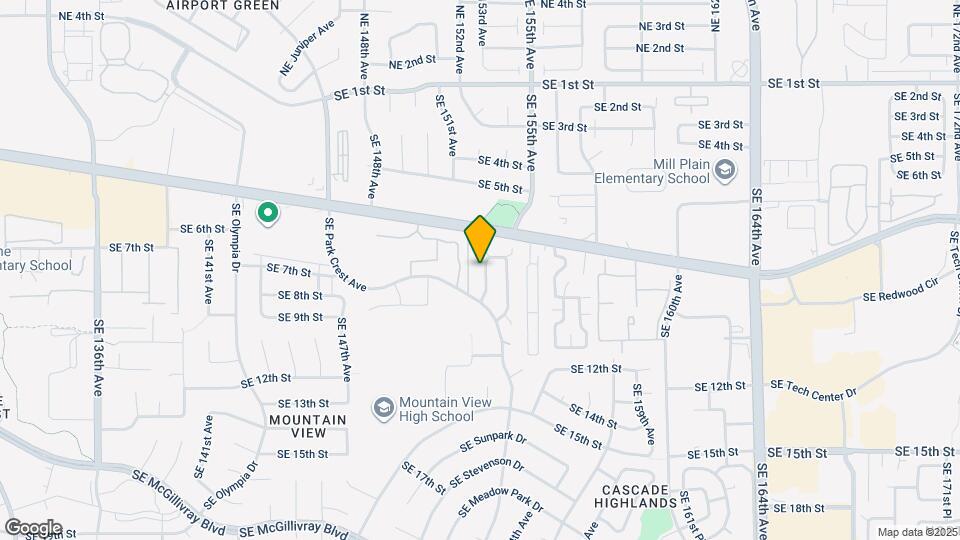 804 SE 152nd Ave Map and Location Details