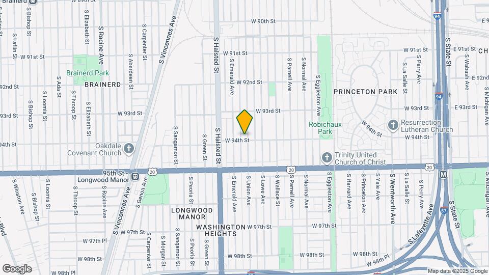 9356 S Union Ave Mapa y Detalles de la Ubicación