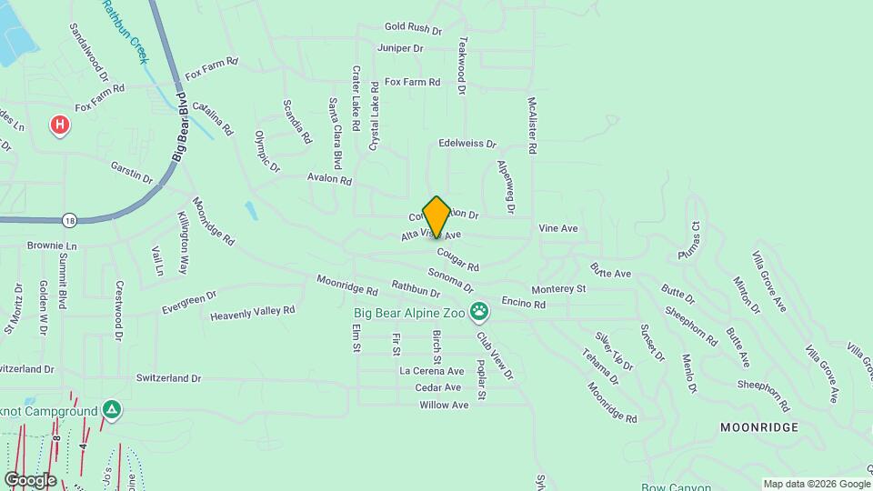 42696 Cougar Rd Map and Location Details