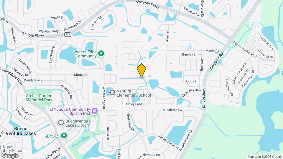 2505 Tanner Terrace Map and Location Details