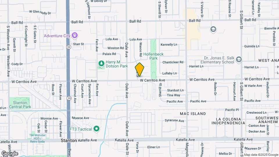 8593 Cerritos Ave Map and Location Details