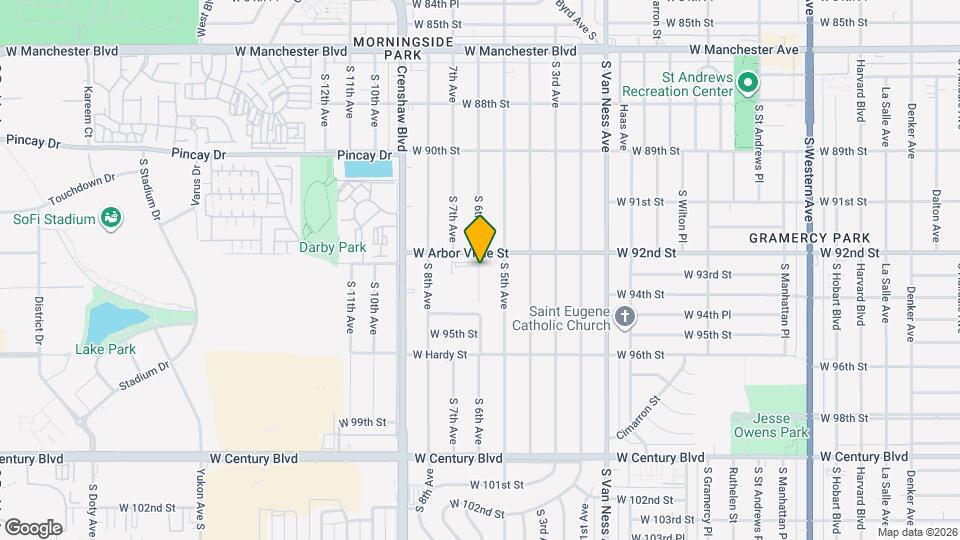 9334 S 6th Ave Mapa y Detalles de la Ubicación