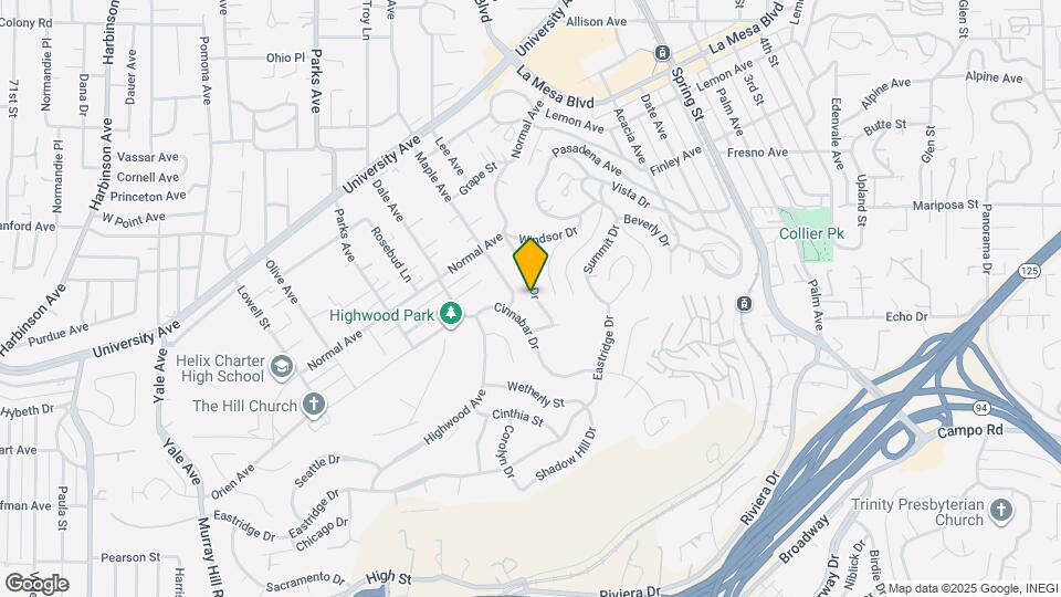 4298 Avon Dr, Unit Studio on the Hills - 2 Map and Location Details