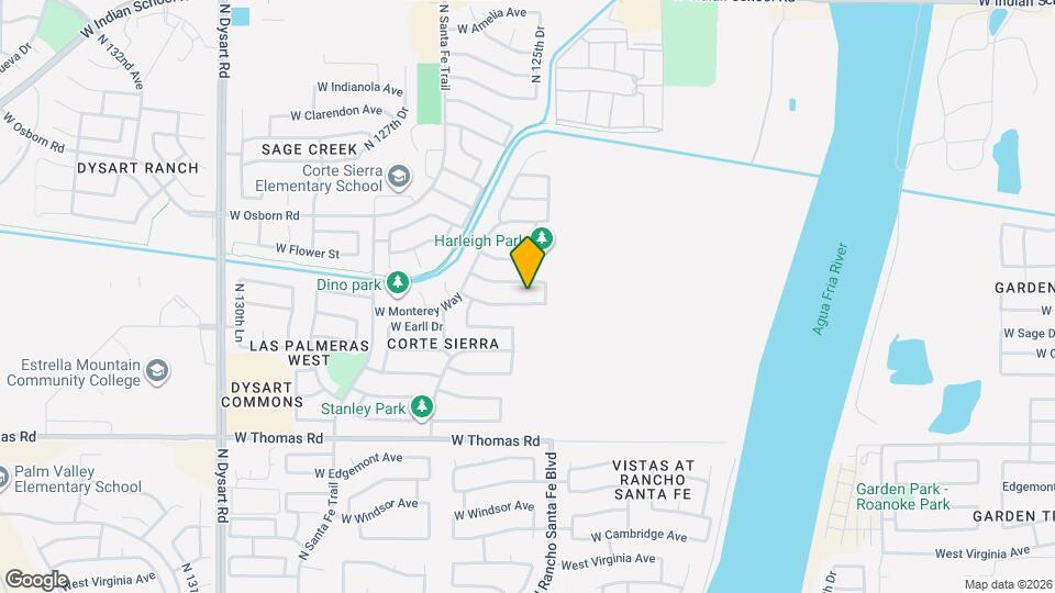 12566 W Monterey Way Map and Location Details