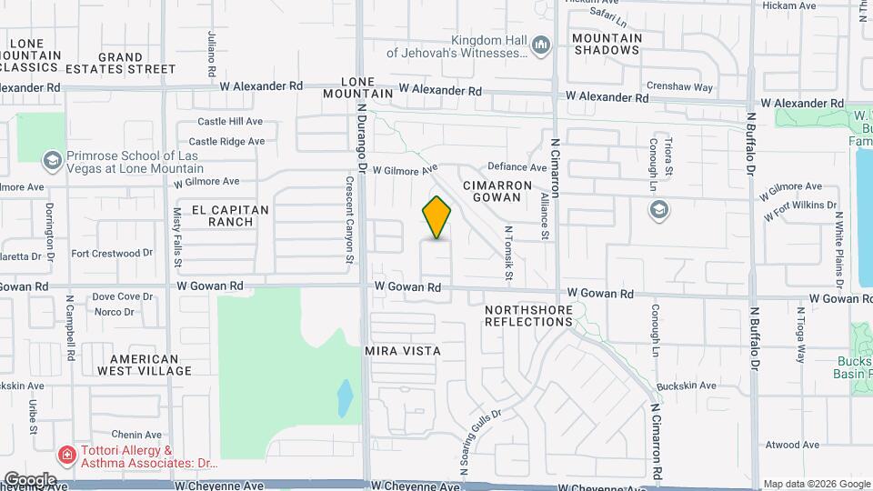 8313 Valleybreeze Ave Map and Location Details