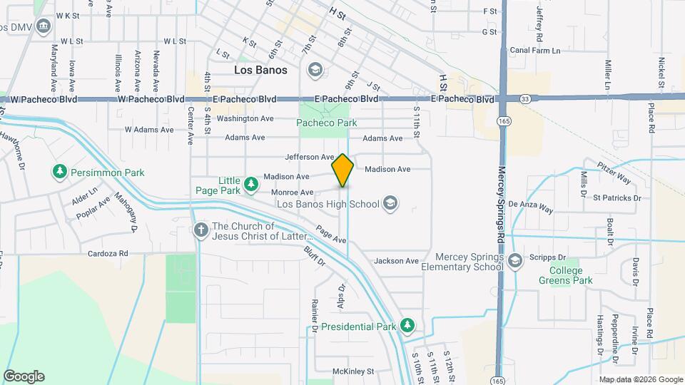 1802 Hillview Dr Map and Location Details